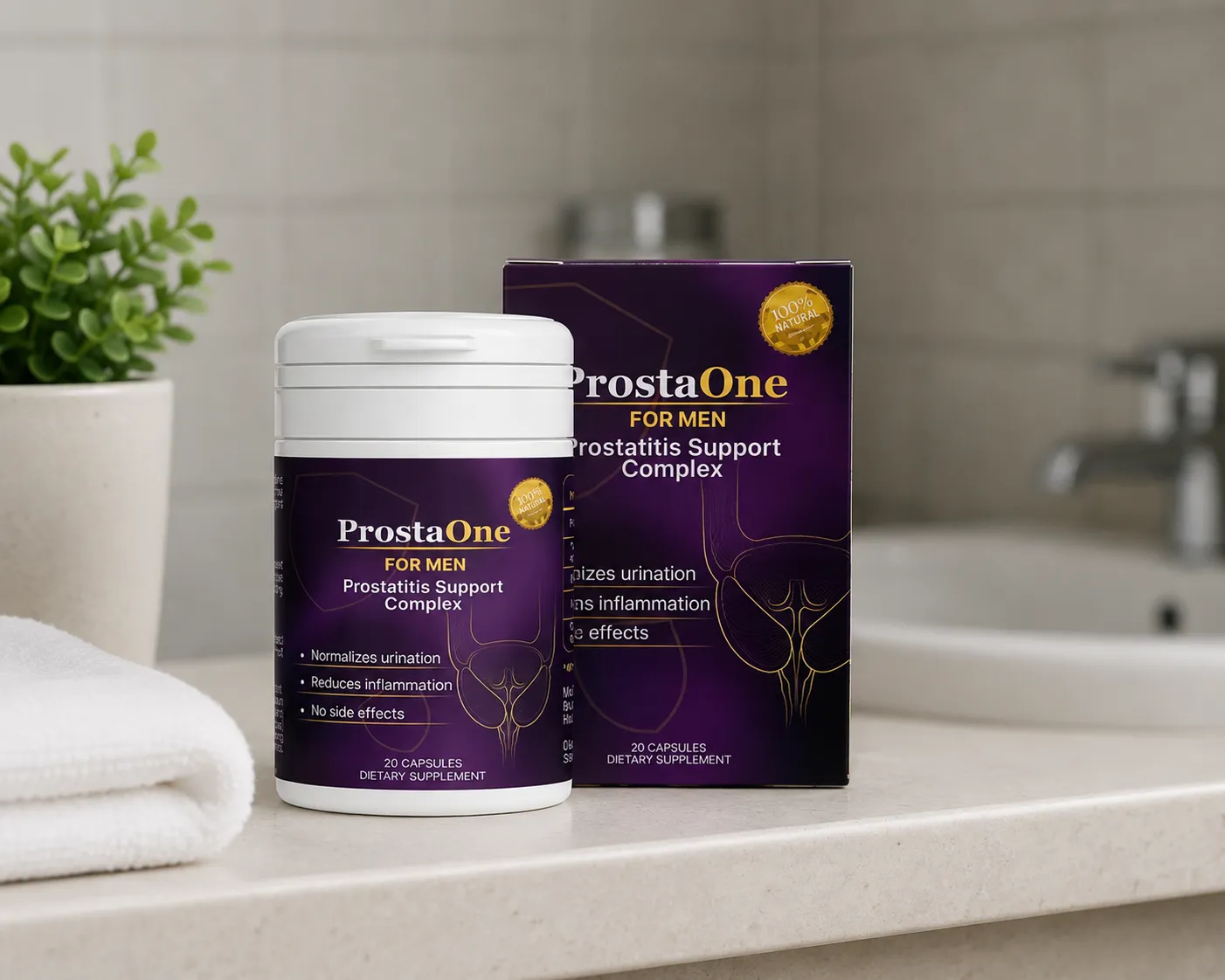 ProstaOne — Verpackung im Alltag