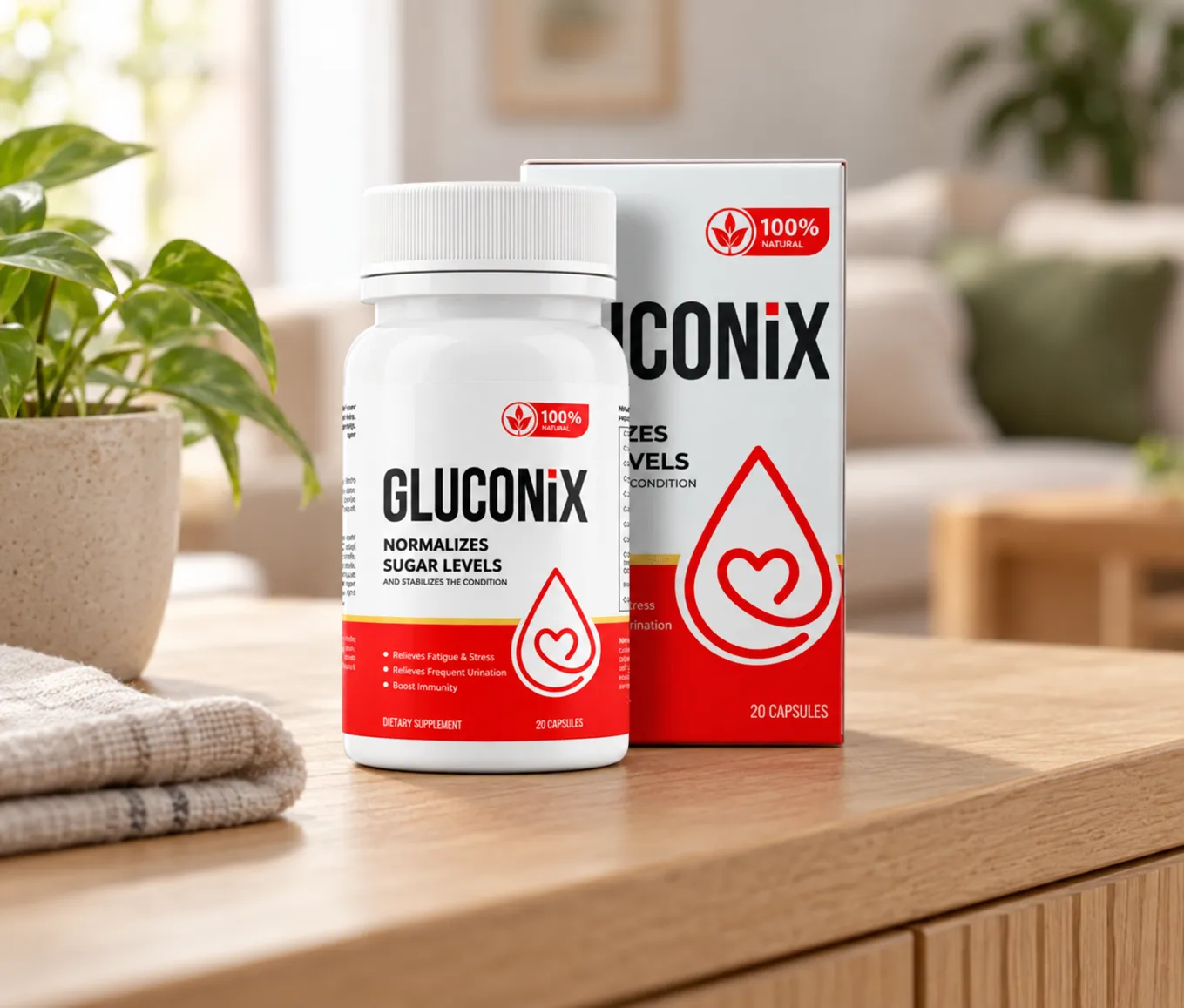 Gluconix — Verpackung im Alltag