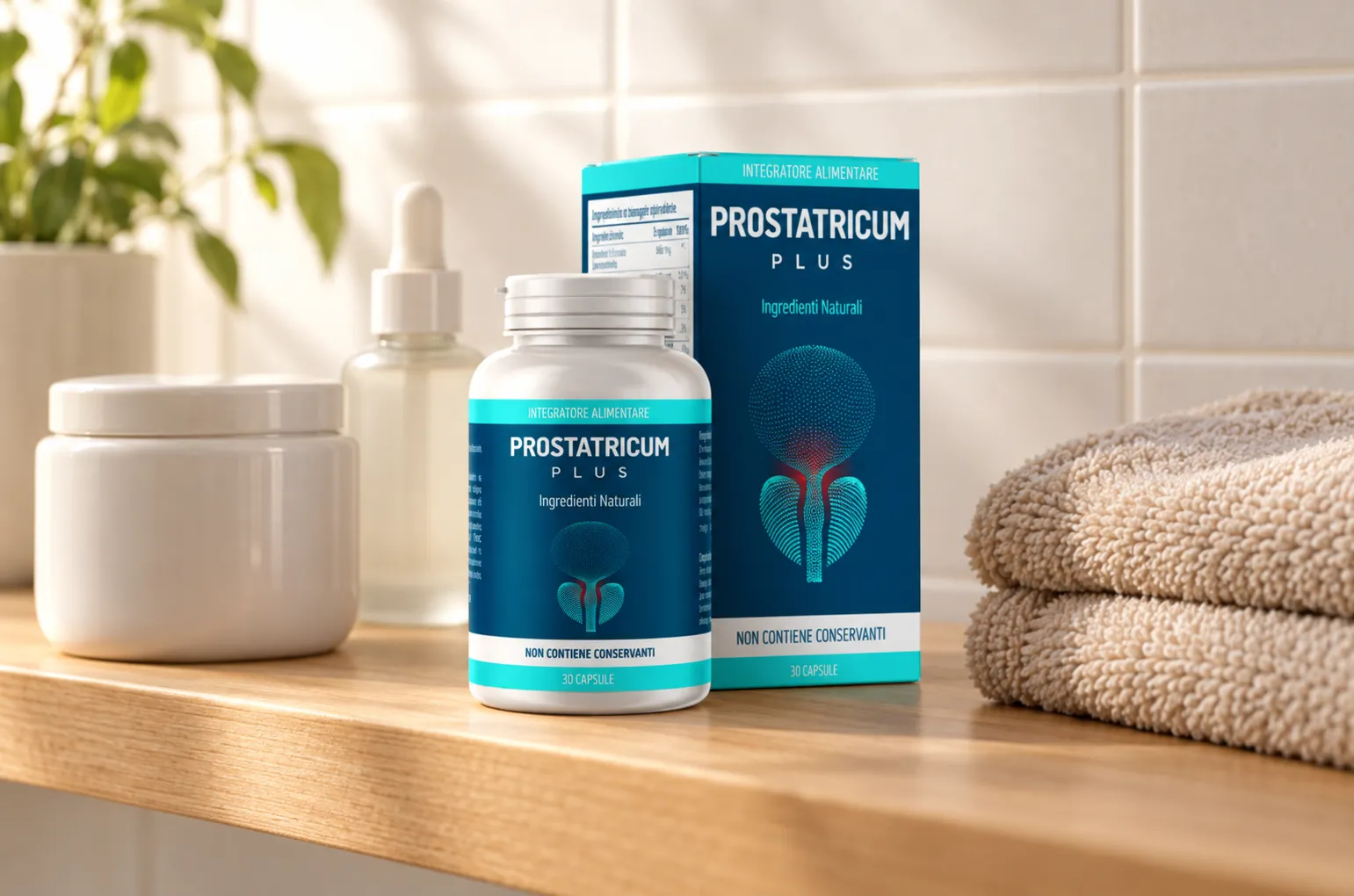 Prostatricum PLUS — Verpackung im Alltag