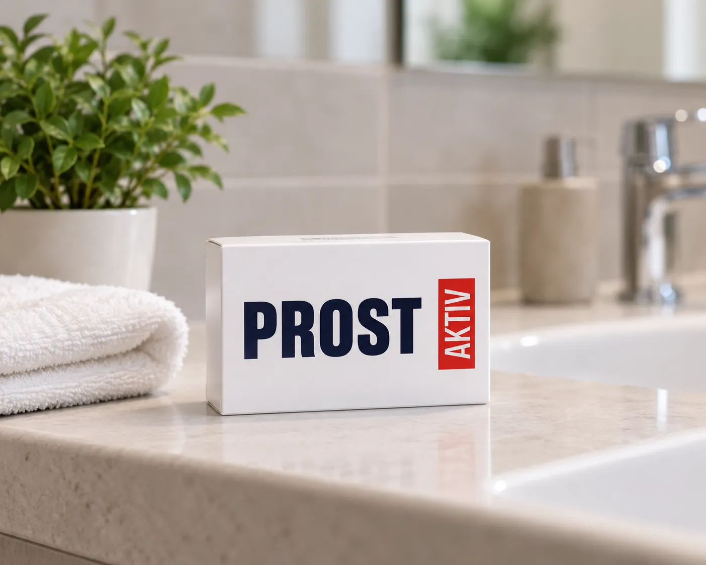 ProstaAktiv — Verpackung im Alltag