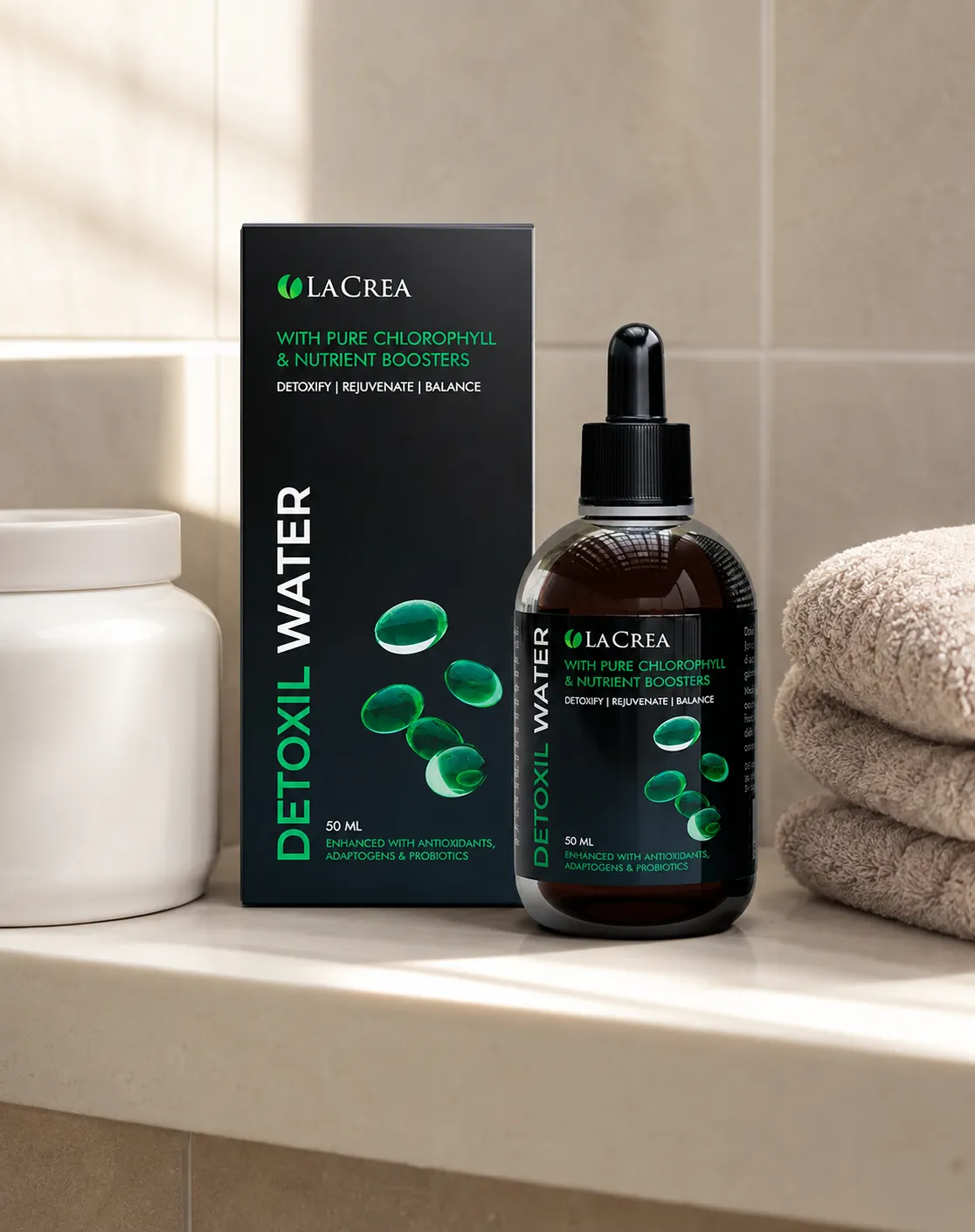 Detoxil Water Parasites — Verpackung im Alltag