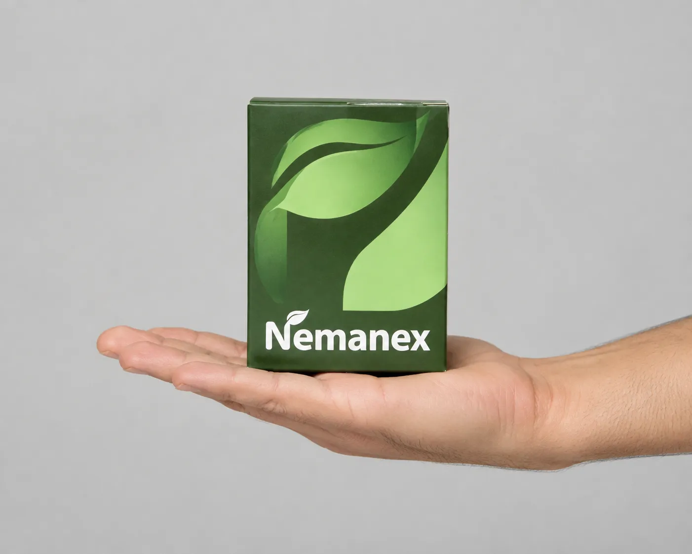 NEMANEX EU — Verpackung in der Hand