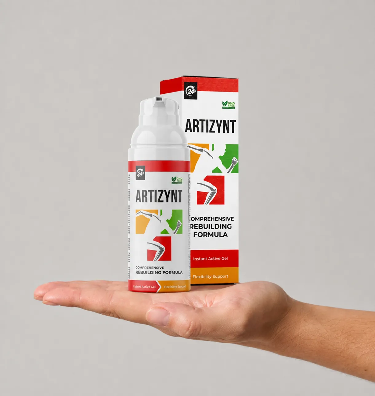 ArtiZynt Gel Full price + — Verpackung in der Hand
