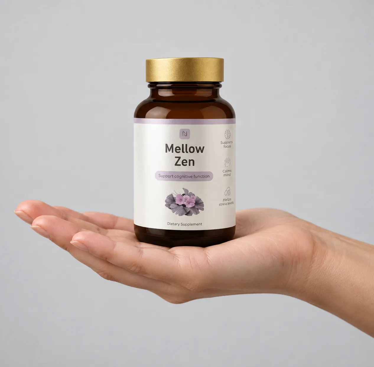 Mellow Zen — Verpackung in der Hand