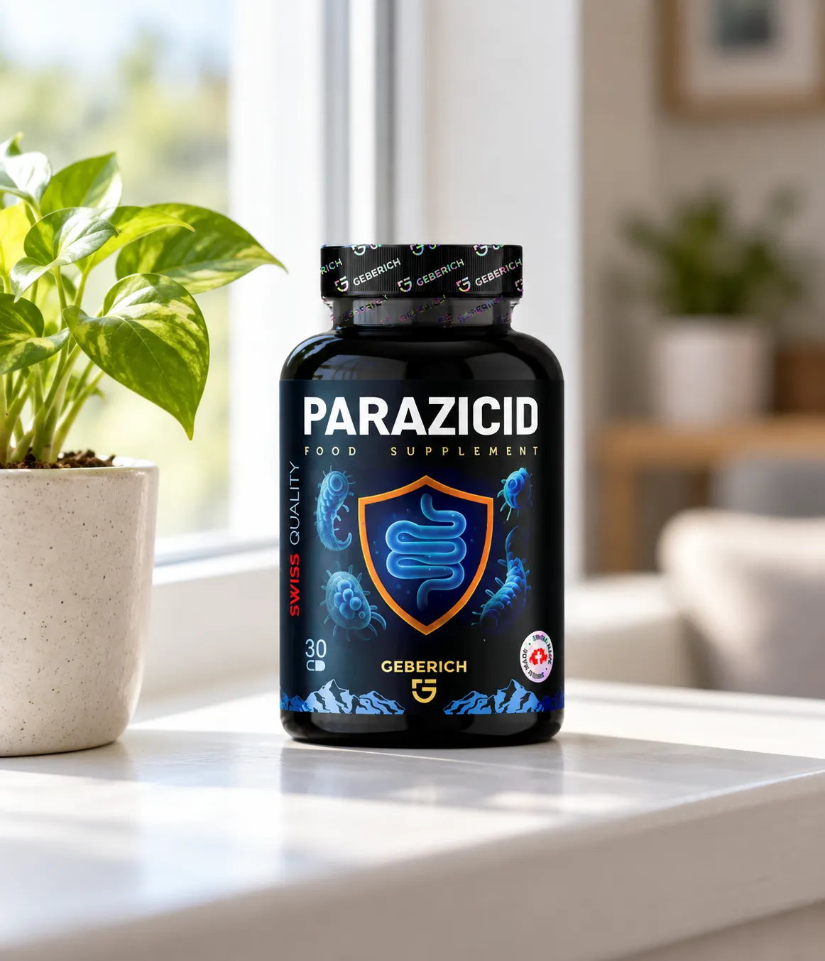 Parazicid — Verpackung im Alltag