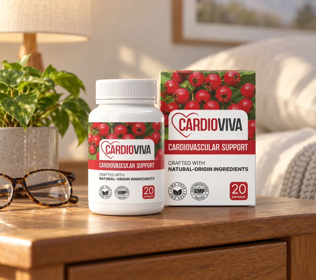 CardioViva — Verpackung im Alltag