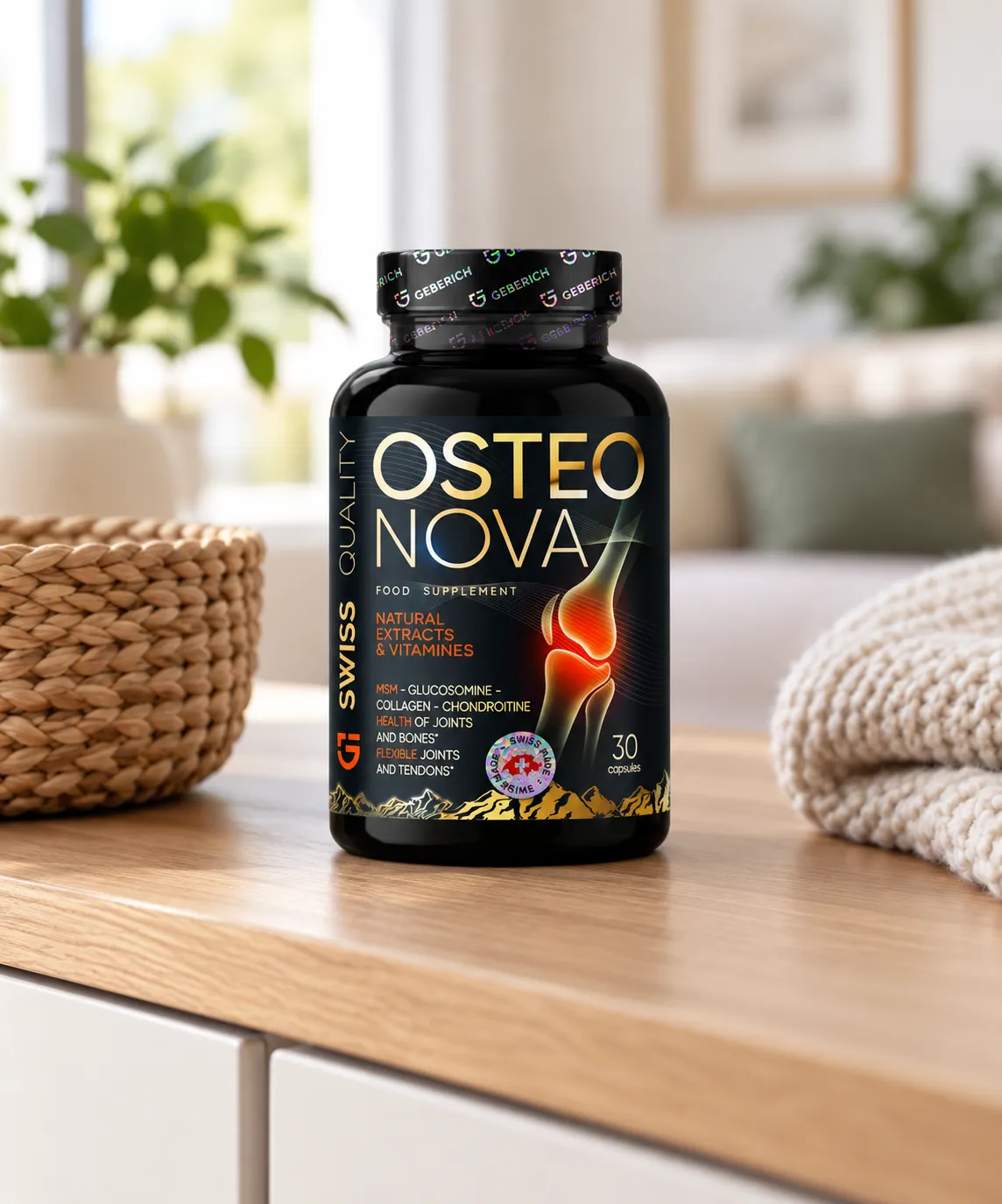 OsteoNova — Verpackung im Alltag