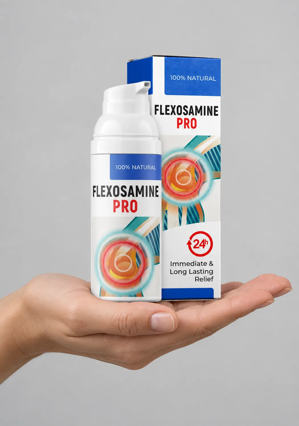 Flexosamine PRO — Verpackung in der Hand