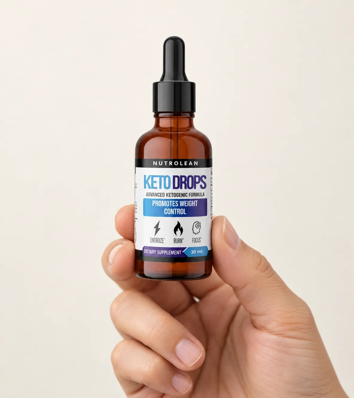 Nutrolean — Verpackung in der Hand