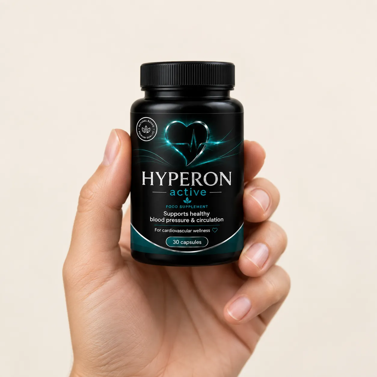 Hyperon — Verpackung in der Hand