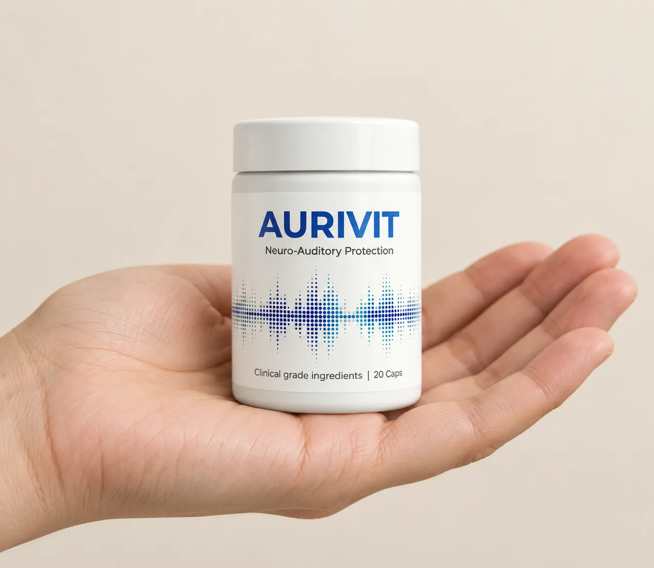 Aurivit — Verpackung in der Hand