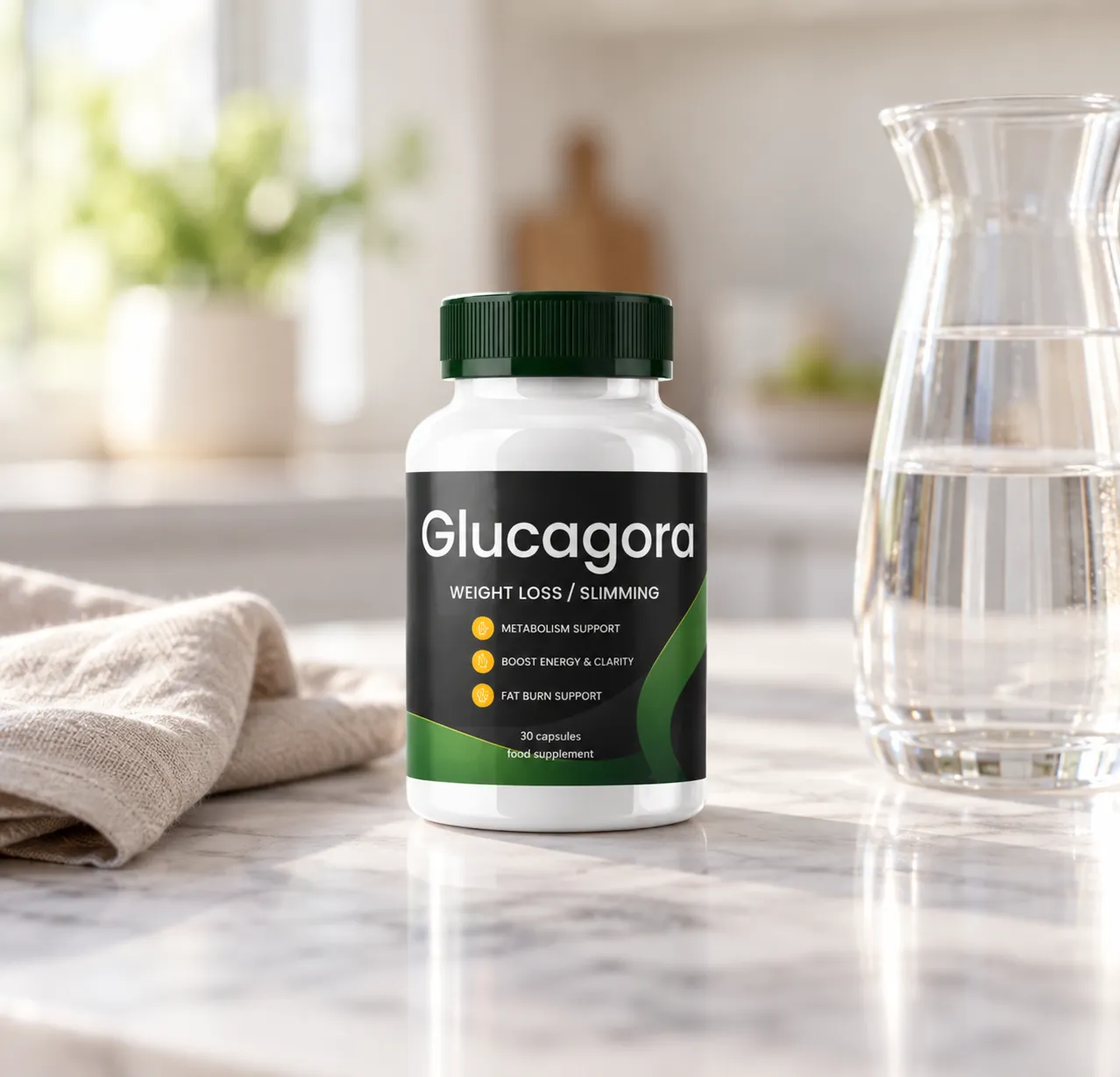 Glucagora — Verpackung im Alltag