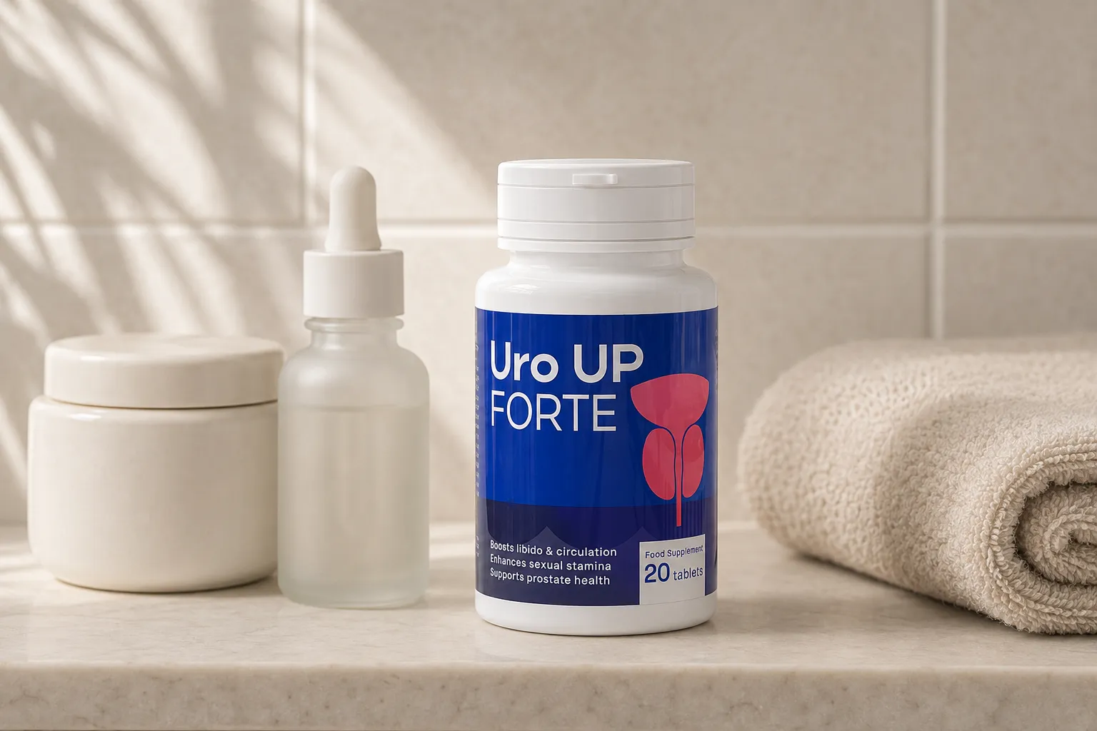 Uro UP Forte — Verpackung im Alltag