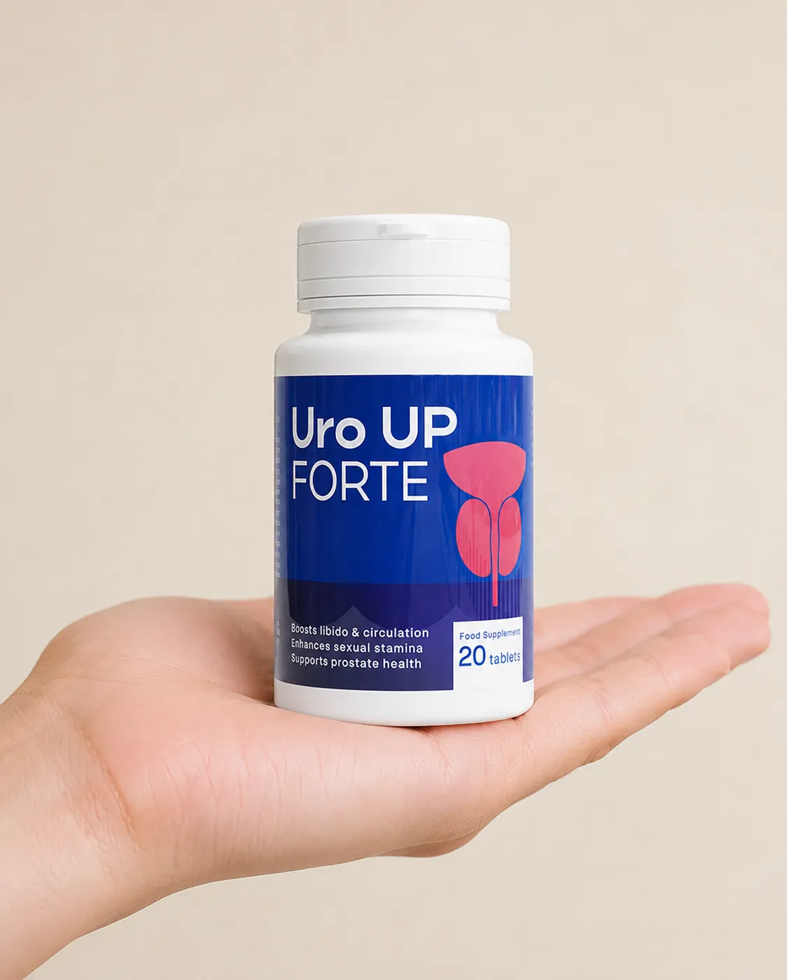 Uro UP Forte — Verpackung in der Hand