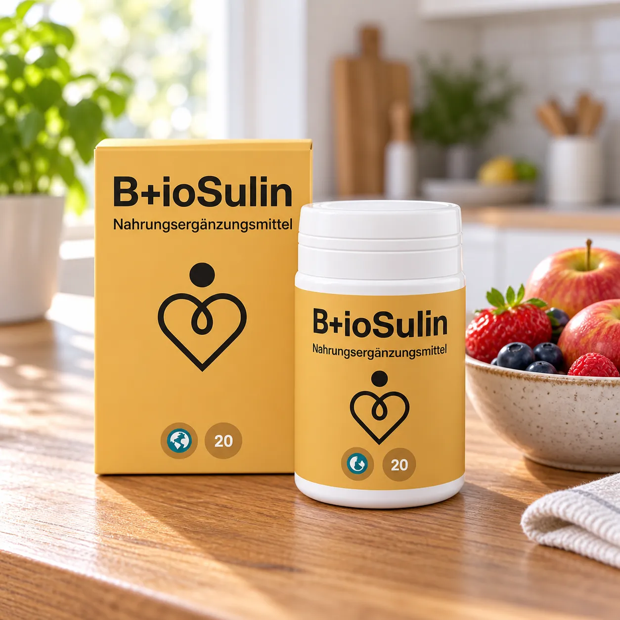 Bio+Sulin — Verpackung im Alltag
