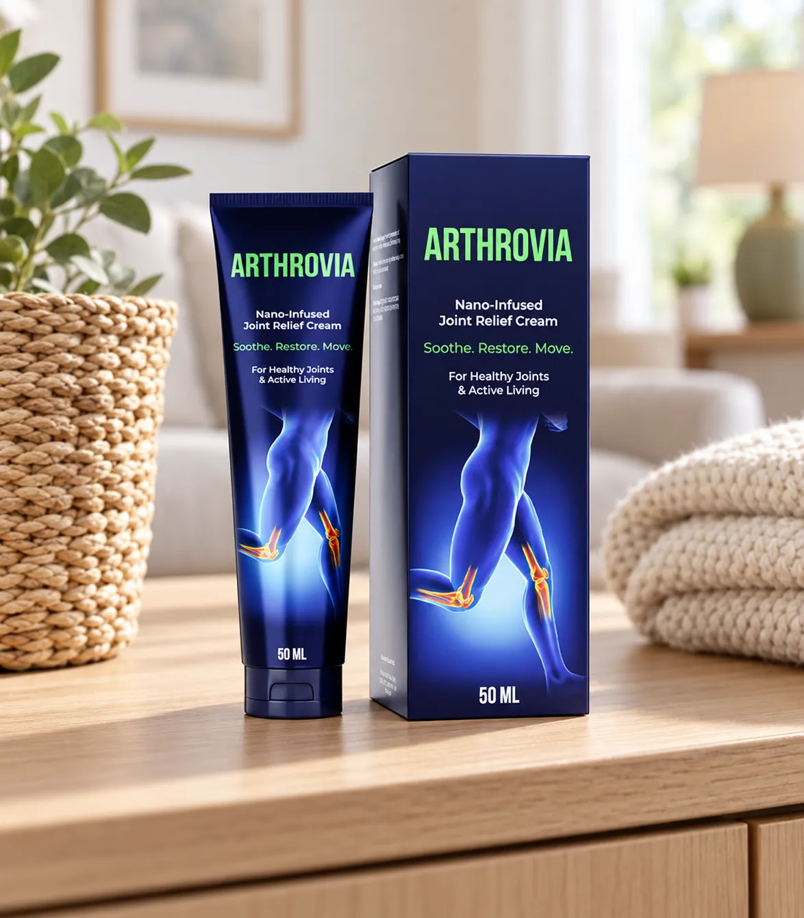 Arthrovia — Verpackung im Alltag