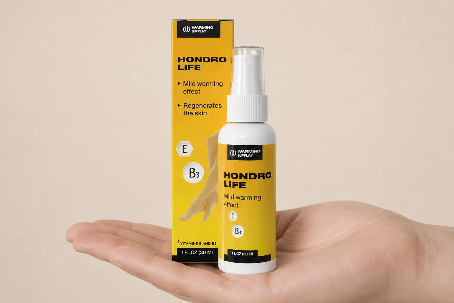 HONDROLIFE — Verpackung in der Hand